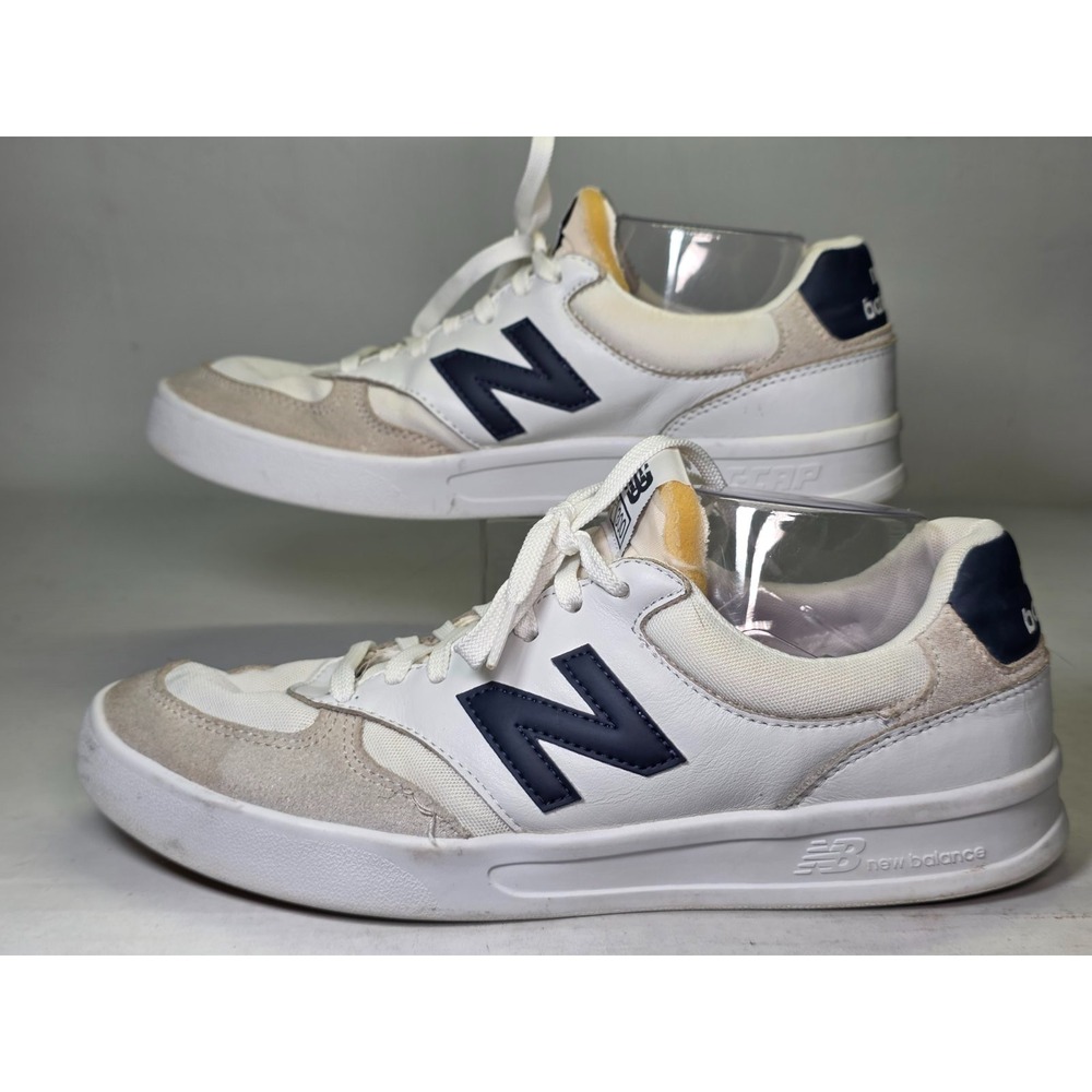 New Balance 300 Court Men's Sneakers Size 10 D Women's 11.5 D White Gray Shoes - Picture 2 of 16